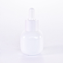 Garrafa de óleo essencial de forma de vidro branco