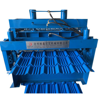 double layers glazed roof tile making machine price