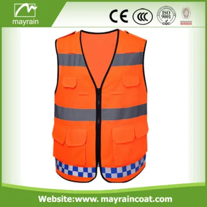 New Foldable Attractive Reflective Printning Safety Vest