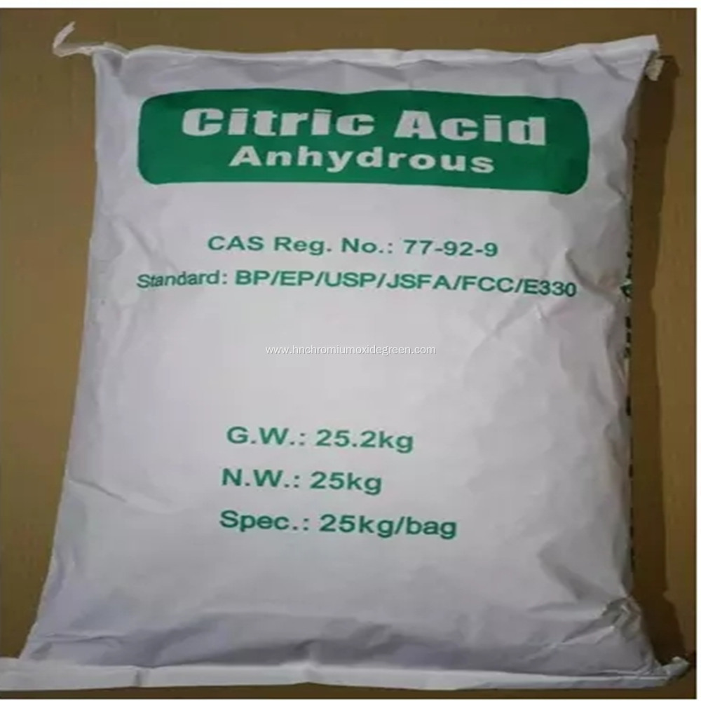 Food Additive Citric Acid Anhydrous 99.5%