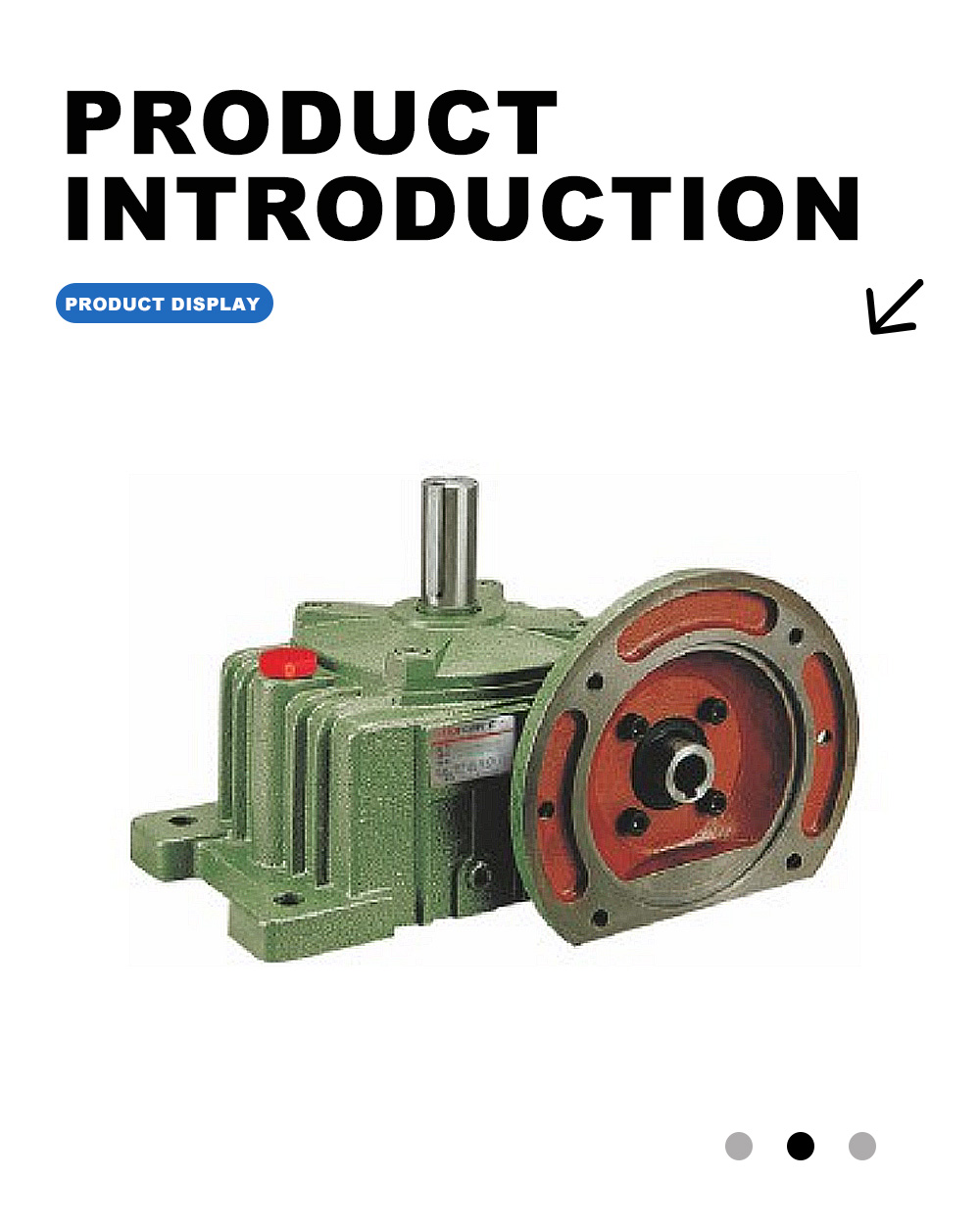 WPDO Flange Mount Worm Reducer X