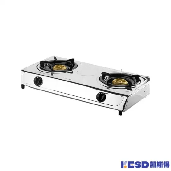 Cheap Dual Burner Table Gas Stove Stainless Steel Body High Power Super Flame Burner