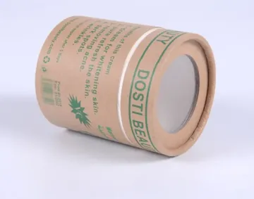 New Style Cylinder Paper Tube Box With Window