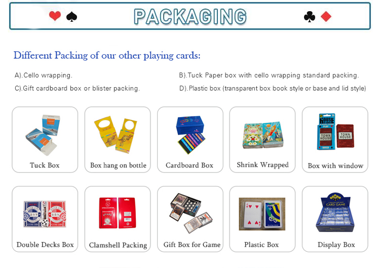 Wholesale Customised Cheap Barcode Playing Cards
