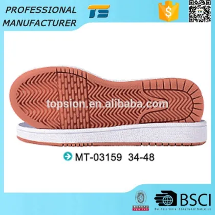 Popular Durable Shoe Sole Trade Men Bulk Shoe Repairing Material Rubber Soles Making