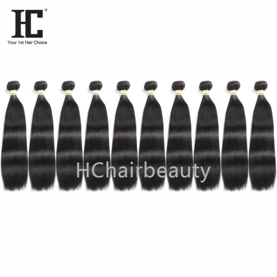 Brazilian Hair Weave Bundles Straight Human Hair 30 Inch Bundles Natural Hair Extensions Whole Sale Brazilian 10 Bundles NonRemy