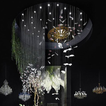 Customizable bird shape vivid chandelier light