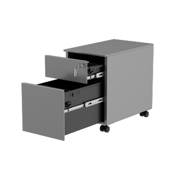 Hot Sale: 4-Drawer Vertical Steel Filing Cabinet with 2 Metal Drawers