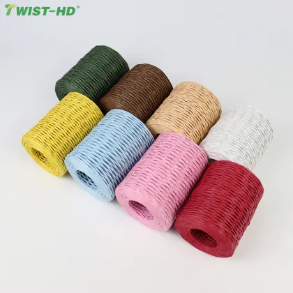 high quality twine paper rope packaging rope for garden decor or presents decorations