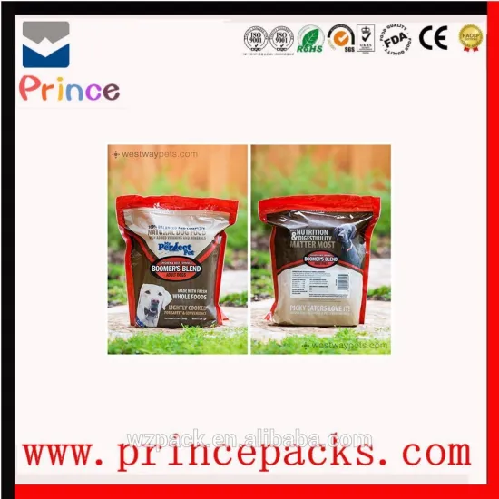 bopp coated pp bag for pet food package, dog/cat/cow/horse feed packing 20kg-50kg bopp bags