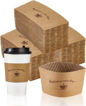 Fabricant de manches à café en papier chaud biodégradable de Chine