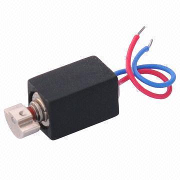 4mm Diameter Coreless Vibration Motor with 8mm Long Body, 3V Rated Voltage, 14000rpm Rated Speed