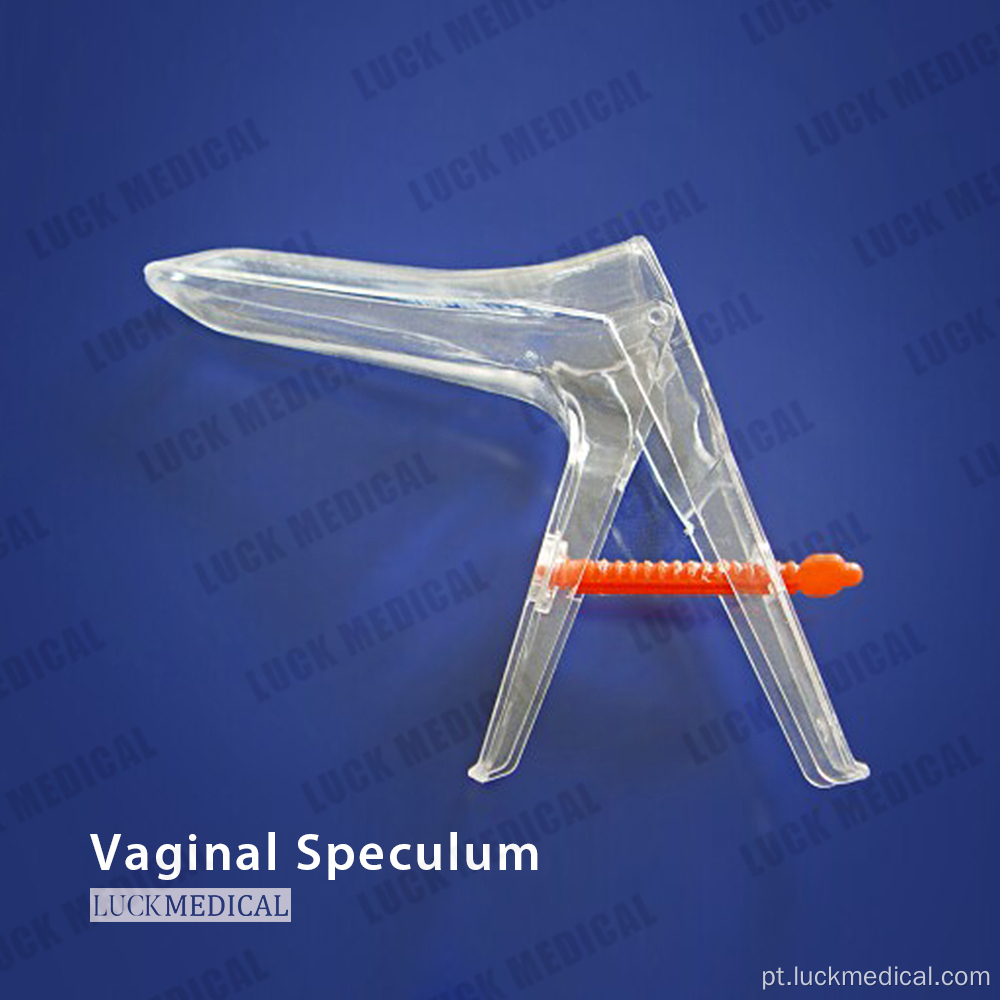 Expanda médica de especula vaginal descartável