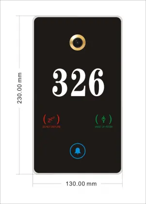 New Type Electronics Door Plate for Smart Hotel