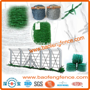 Heavy Hot Dipped Galvanised High Tensile Steel IOWA MOTTO PUMA Barbed Wire for Farm Fencing (Export to Australia,NZ,UK,Brazil)