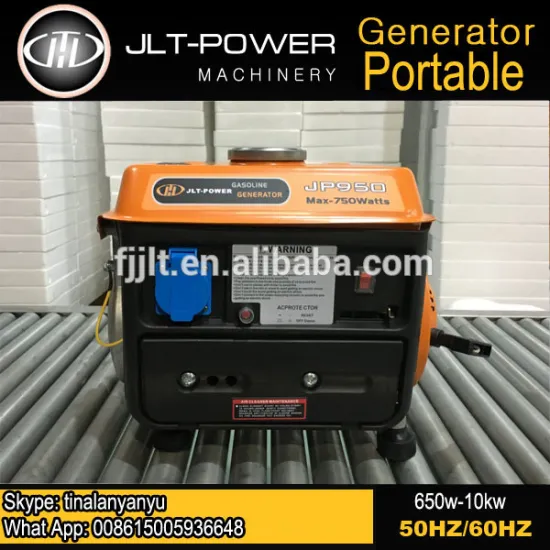 2 stroke rated power 650w max power 750w single phase gasoline generator recoil start petrol generator
