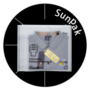 zip lock zipper pouch waterproof frosted cloudy bags