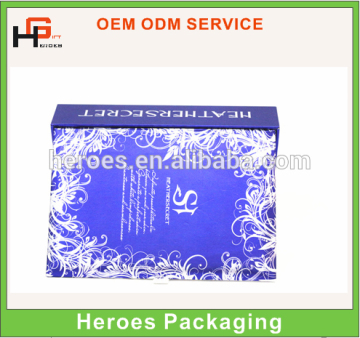 Blue Coated paper box with accessory