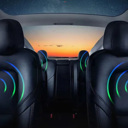 Car Audio System with 8 Inch Subwoofer for Tesla Model 3/Y with Pioneer Amplifier