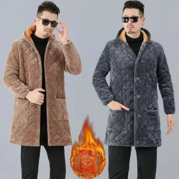 Plus Size Winter Coats for Men - Model YLC003, 2XL-4XL, Floral Designs