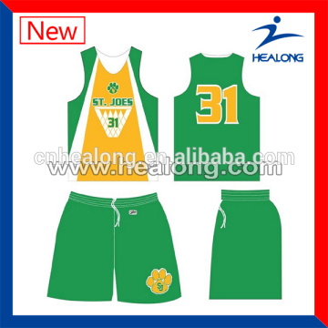 Reversible Basketball Jerseys Green Basketball Uniforms Dazzle Basketball Uniforms