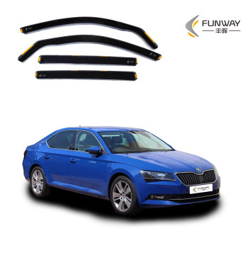 4PCS Sun Rain Guard Window Visor สำหรับ Skoda Superb III 5d 2015-2023 Liftback