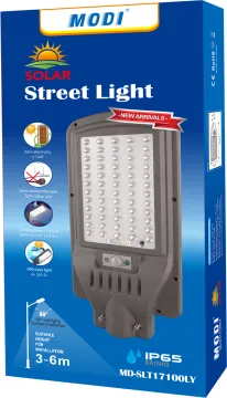 100W Solar Powered Street Lights