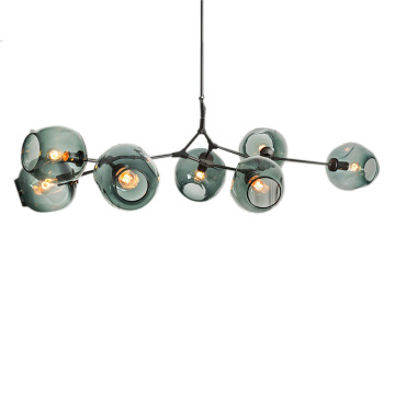 Nordic Gold Black Glass Chandelier Factory Wholesale