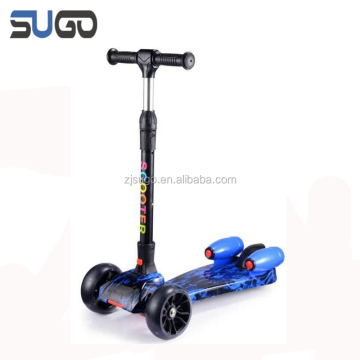 three-wheel spray jet kick kid pedal skating scooter