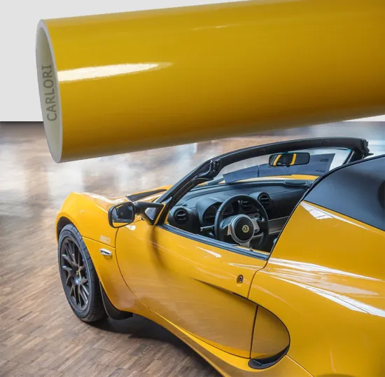 super gloss yellow car wrap vinyl