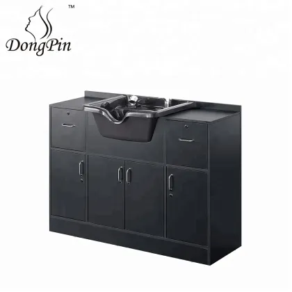 Comfortable Beauty Washing Hair Chair with Shampoo Bowl Cabinet