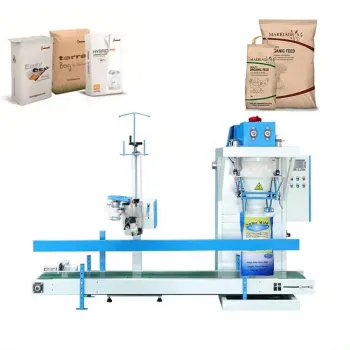 High Capacity Dry Flour Powder Weighing, Filling, Packing, and Sealing Machines: 10kg to 50kg