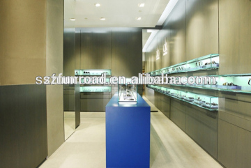 High End Watch Shop Interior Decoration Counter Design Watch Display Showcase