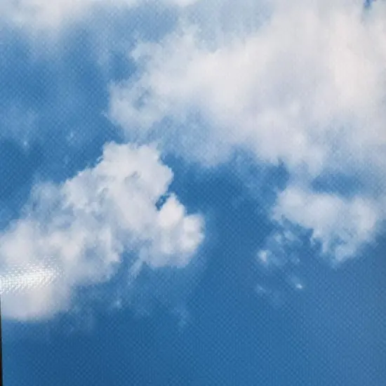 Livite 1000g Blue sky white clouds PVC membrane