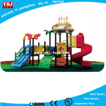 Safe Eco-friendly Castle Theme Amusement Park outdoor playground plastic slide