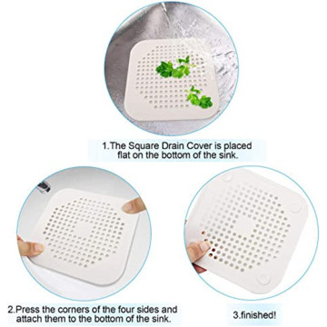 실리콘 드레인 커버 흡입 싱크 드레인 헤어 스토퍼