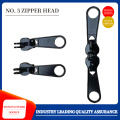 Special zipper head for metal locks