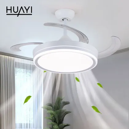 HUAYI Modern Ceiling Fan with LED Light