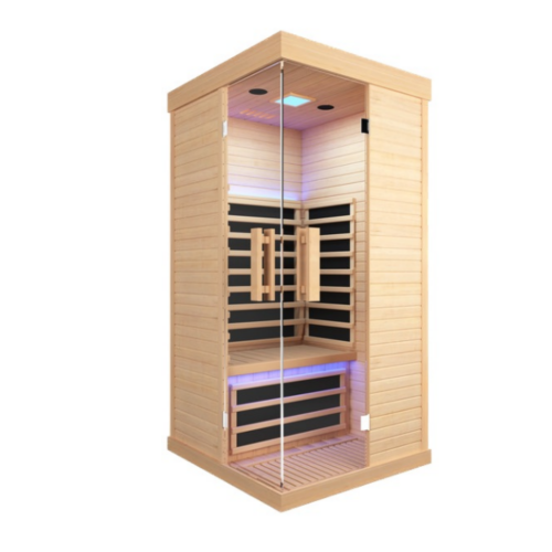 Внутренняя одиночная дальняя инфракрасная сауна комната