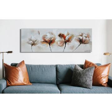 Lavish Flower Wall Art Larger-than-life Flower Oil Painting