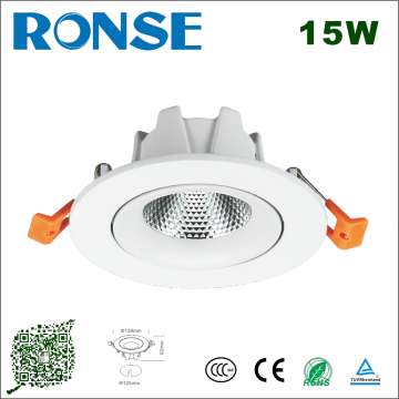 15W LED LED LED LIGHT LIGHT DIE CASTING Perumahan Serbuk Putih Menyembur Permukaan Kemasan