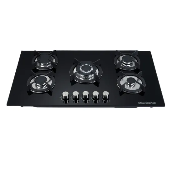 Tempered glass built in gas stove with CE