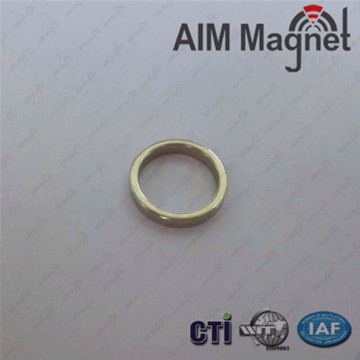 Nicuni plated Neodymium Magnets N35 D12.5xd8.5x3mm Ring