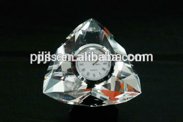 crystal table clock desk clock