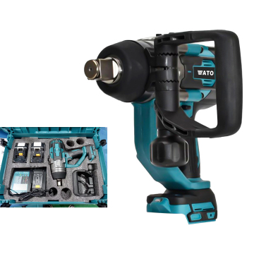 ATO A8049 Industrial 3000N.m Brushless Impact Wrench Set for Heavy Duty Truck Tyre Wheel