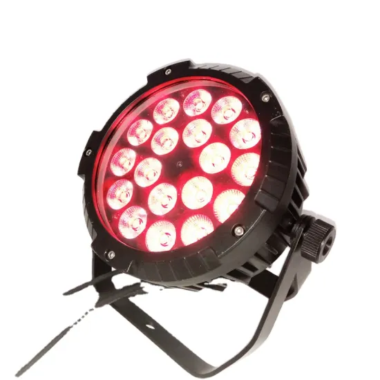 IP65 RGBWAUV Stage Light with DMX512 Control: Outdoor Waterproof LED PAR Can Light - 18x18W