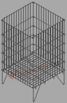 Metal Wire Mesh Container