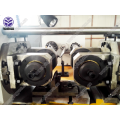 steel pipes thread rolling machine with three shaft