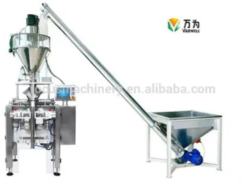 Flexible screw conveyor and also light weight powder Packing machine