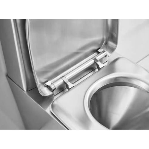 Toilettenschale aus Edelstahl
